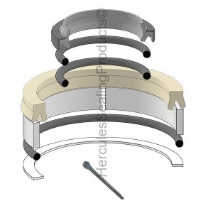 TCM Hydraulic Cylinder Seal Kit – 45 mm Rod × 55 mm Bore – TCM-24469-49803