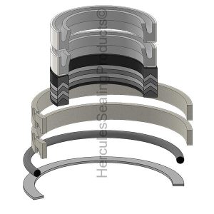 Hydraulic Seal Kit, Rod 2.500 x Bore 5.500, Models S23E, TS14B (TX-15050390)