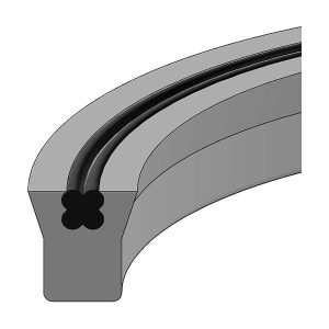 Telescopic Hydraulic Cylinder U-Seal - ID 4.000 x OD 4.500 x CS 0.375 (HL-26-3980-12)
