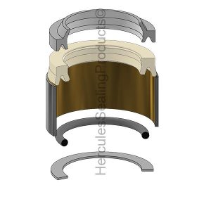 NZ Series, Hydraulic Rod Seal Kit, Rod 2.000" (VI-6533N-NZM)