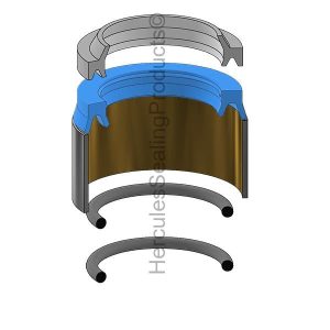 TZ Series, Hydraulic Rod Seal Kit, Rod 1.750" (VI-6533N-TZHL)