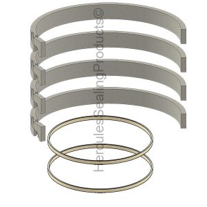 NZ Series, Cast Iron Ring Type Hydraulic Piston - 3.250" Bore (VI-6633C-NZG)