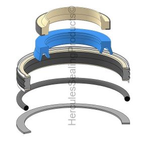 Hydraulic Seal Kit, Rod 70.000 x Bore 100.000, Models 5350B, A20, A25, A25B (VME-6630443)