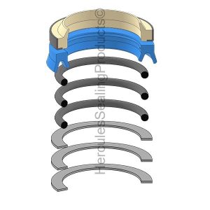 Hydraulic Seal Kit, Rod 20.000, Models L90, L120 (VME-6630475)