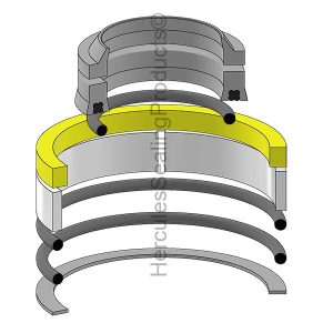 Hydraulic Seal Kit, Rod 1.500 x Bore 3.500 (WLT-20-7302715)