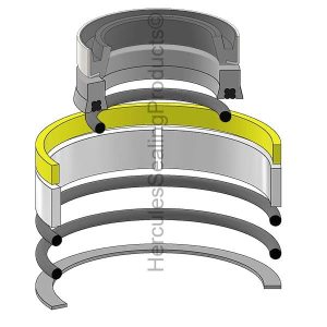 Yale Lift Trucks Hydraulic Cylinder Seal Kit – 1.375 Rod × 3 Bore – YA-504236245