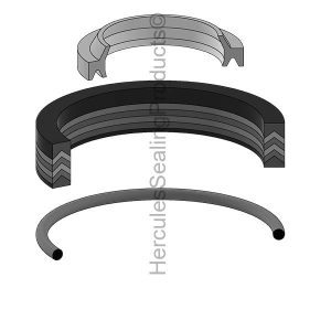 Yale Lift Trucks Hydraulic Cylinder Seal Kit – 1.75 Rod × 2.5 Bore – YA-5048620