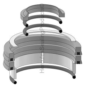1.625 X 2, Hydraulic Seal Kit (YA-505136027)