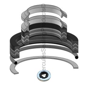 3.375, 4-1/16, Hydraulic Seal Kit (YA-505142000)