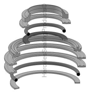 Yale Lift Trucks Hydraulic Cylinder Seal Kit – 1 Rod × 2.5 Bore – YA-510078000