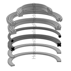 Yale Lift Trucks Hydraulic Cylinder Seal Kit – 1.25 Rod × 3.5 Bore – YA-510659001