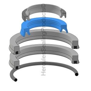 Hydraulic Seal Kit, Rod 50.000 x Bore 80.000 (YAN-933711-33599)