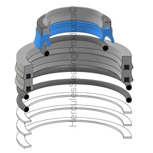 Hydraulic Seal Kit, Rod 40.000 x Bore 75.000 (YAN-933711-34799)