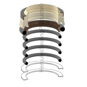 Hydraulic Seal Kit, Rod 130.000, Models MD-450BLC (YUT-2438U1029R100)