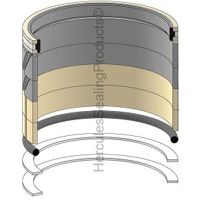 Hydraulic Seal Kit, Bore 170.000, Models MD-450BLC (YUT-2438U1030R200)