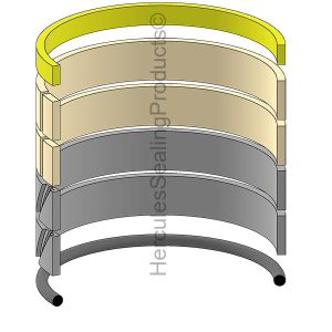 Hydraulic Seal Kit, Bore 160.000, Models MD-300LC (YUT-2438U1323R110)