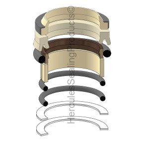 Hydraulic Seal Kit, Rod 105.000, Models MD-240BLC (YUT-2438U953R100)