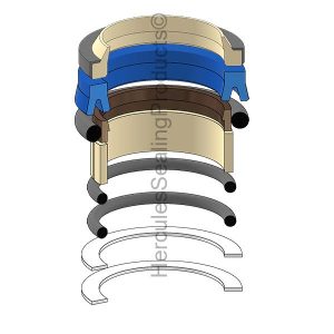 Hydraulic Seal Kit, Rod 85.000, Models MD-240BLC (YUT-2438U959R100)