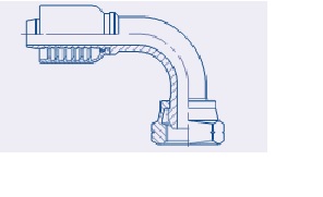 Balflex BF21 Series Female BSP Swivel 90° Elbow
