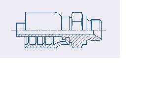 Balflex BW23 Series Male Metric DIN Light (DKO-L)