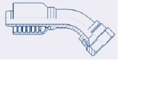 Balflex BW23 Series Female JIC 37° Swivel 45° Elbow