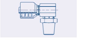 Balflex BW23 Series Male Pipe NPTF Swivel 90° Elbow