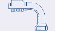Balflex BW23 Series Female O-Ring Face Seal 90° Elbow