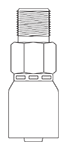 Balflex BW23 Series Male Pipe NPTF, Long